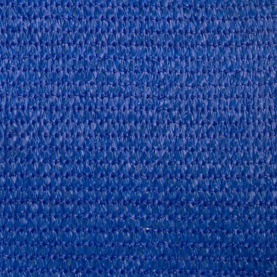 Voile d'ombrage 160 g/m² triangulaire bleu 6x6x6 m PEHD - 9