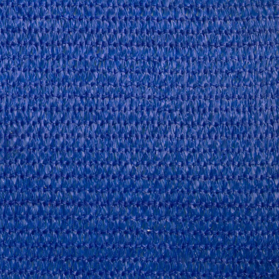 Voile d'ombrage 160 g/m² triangulaire bleu 5x5x5 m PEHD - 9