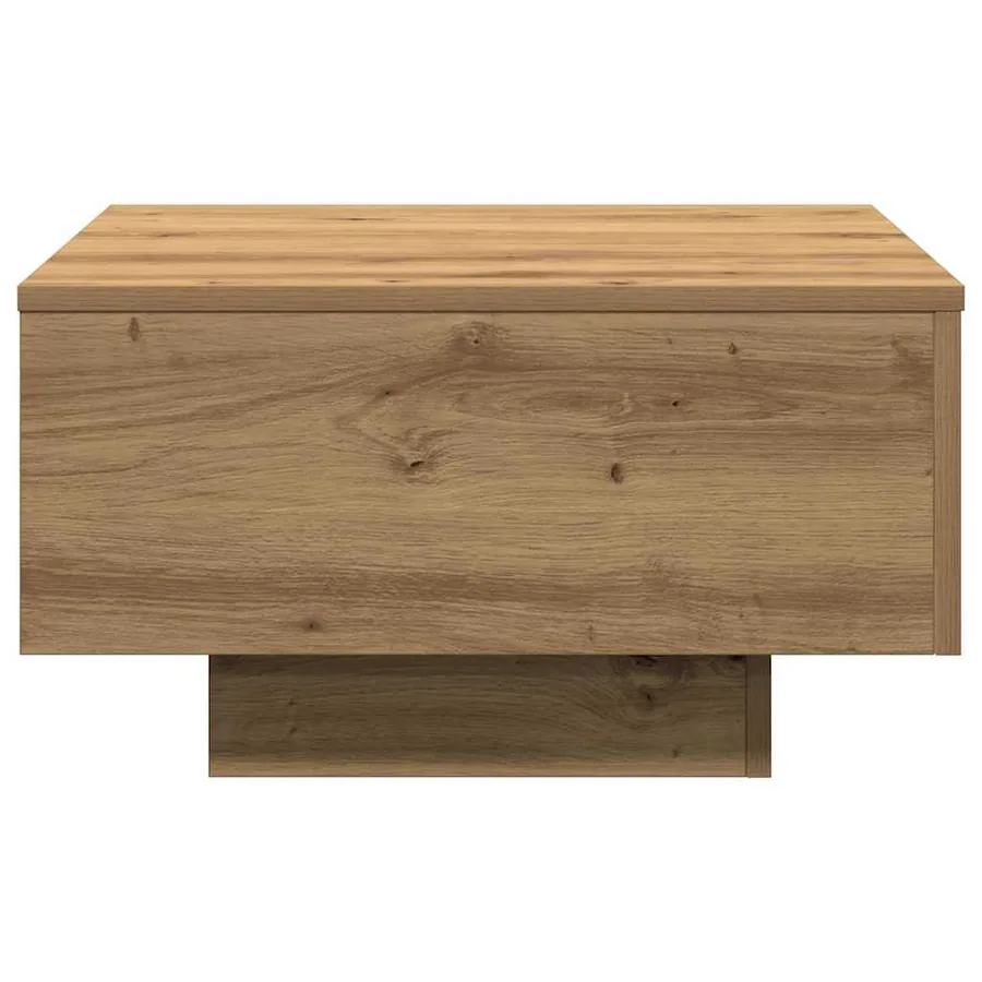 Table basse Chêne artisanal 55 x 55 x 31 cm - 6