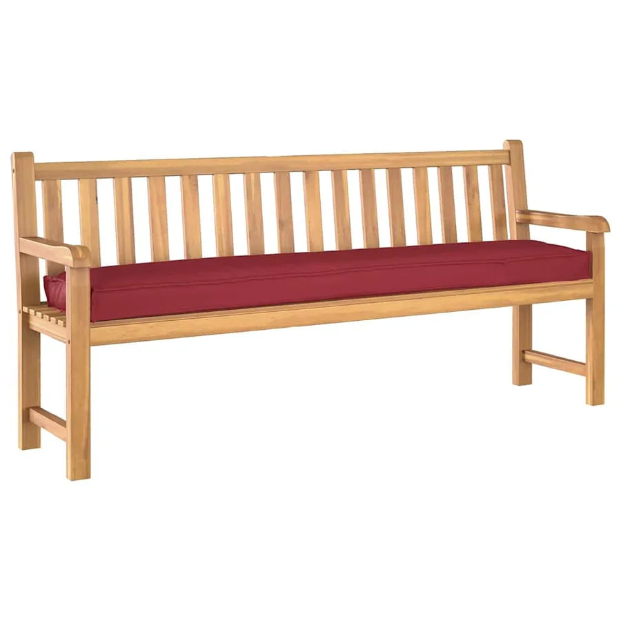 Set de coussins de palette 2 pcs Bordeaux 200 x 40 x 8 cm - 3