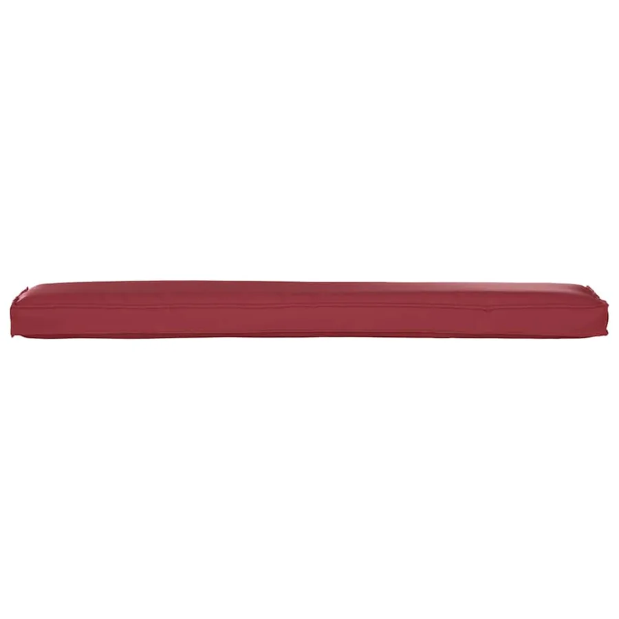 Set de coussins de palette 2 pcs Bordeaux 200 x 40 x 8 cm - 7