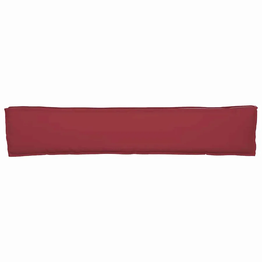 Set de coussins de palette 2 pcs Bordeaux 200 x 40 x 8 cm - 9