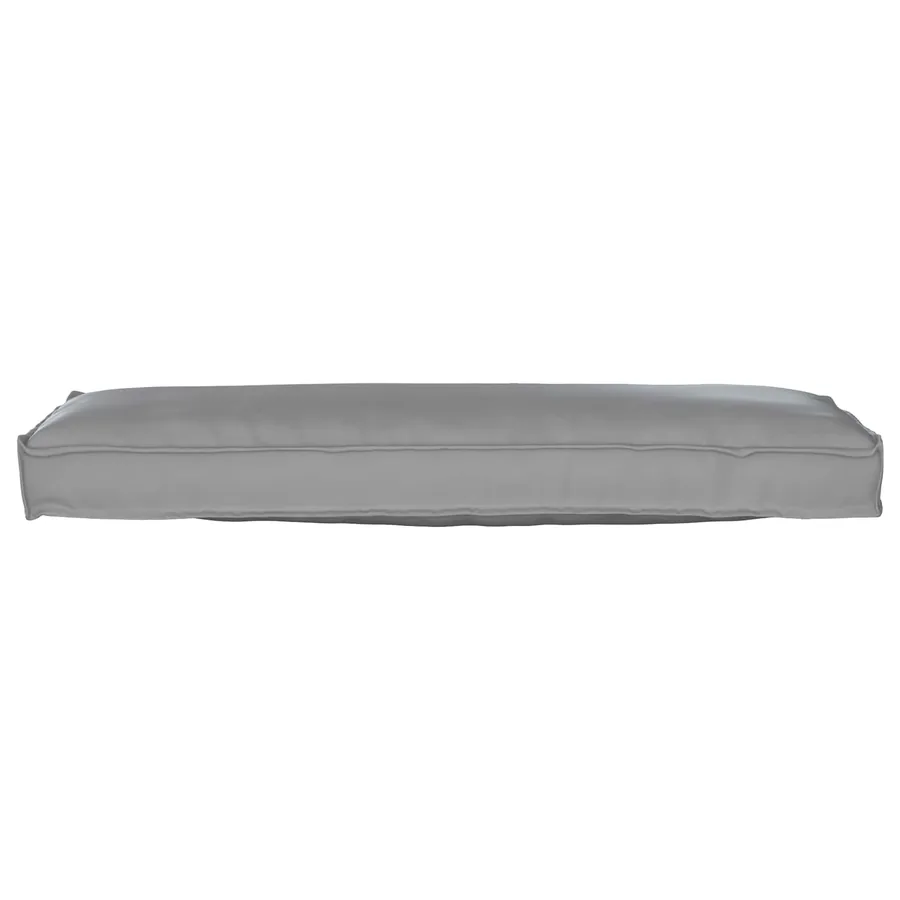 Set de coussins de palette 2 pcs Gris 120 x 40 x 8 cm - 3