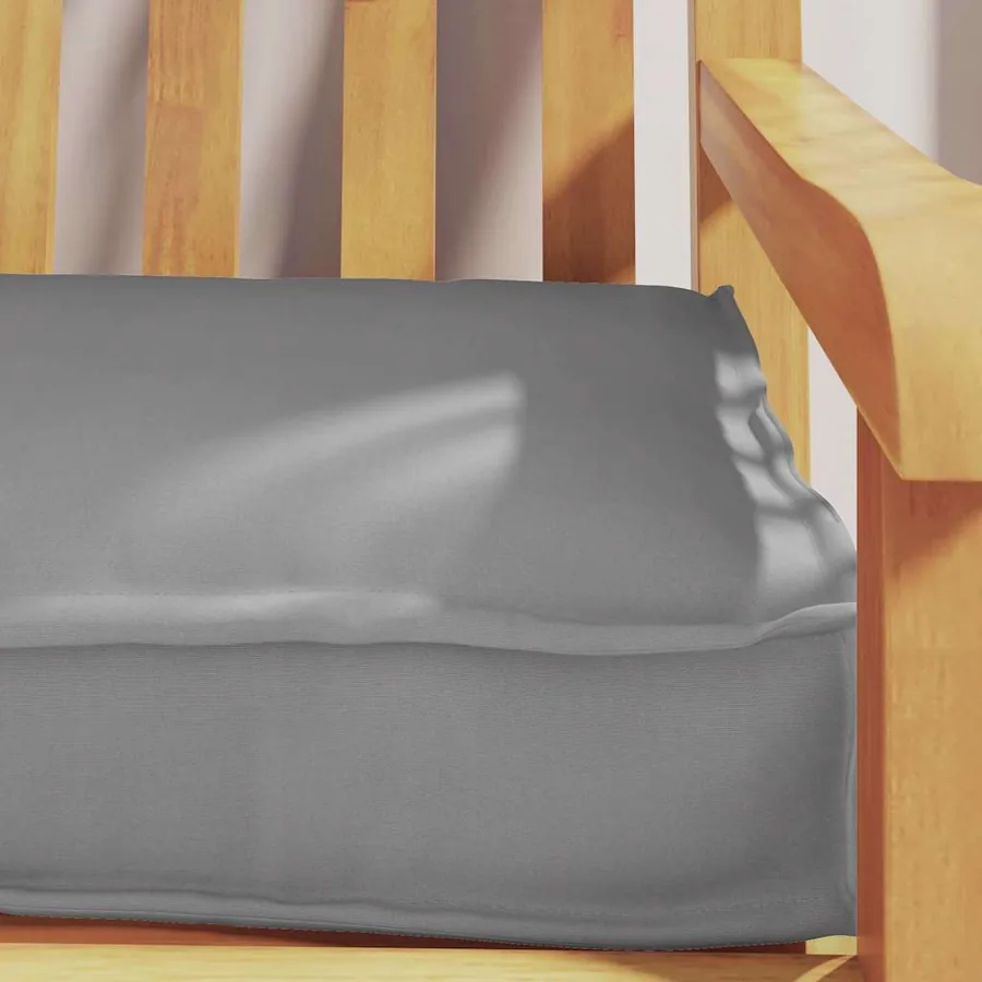 Set de coussins de palette 2 pcs Gris 200 x 40 x 8 cm - 5