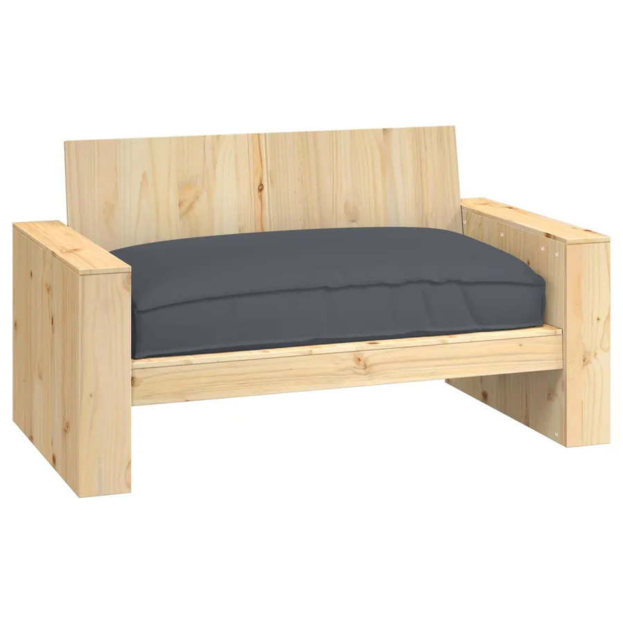 Coussin Anthracite 120 x 80 x 12 cm Tissu Oxford - 2