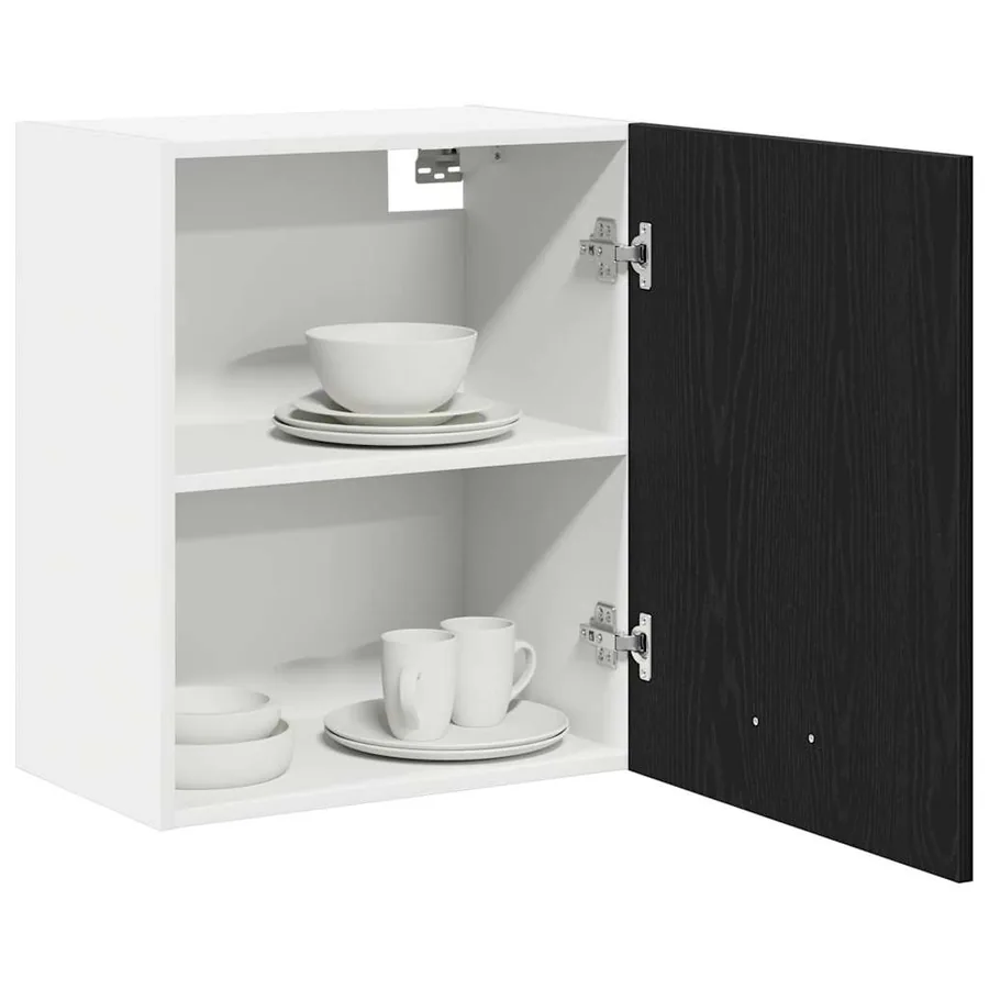 Armoire suspendue Chêne noir 50 x 31 x 60 cm Bois d'ingénierie - 3