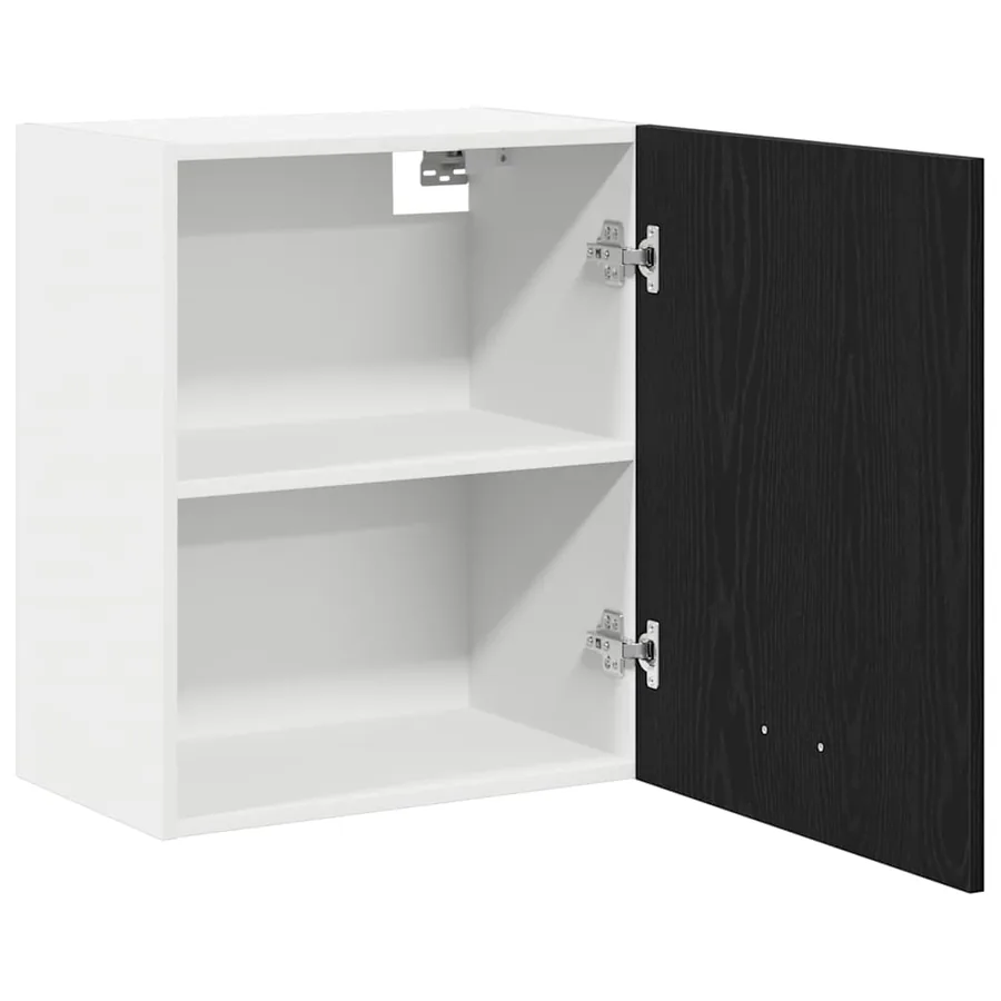 Armoire suspendue Chêne noir 50 x 31 x 60 cm Bois d'ingénierie - 5