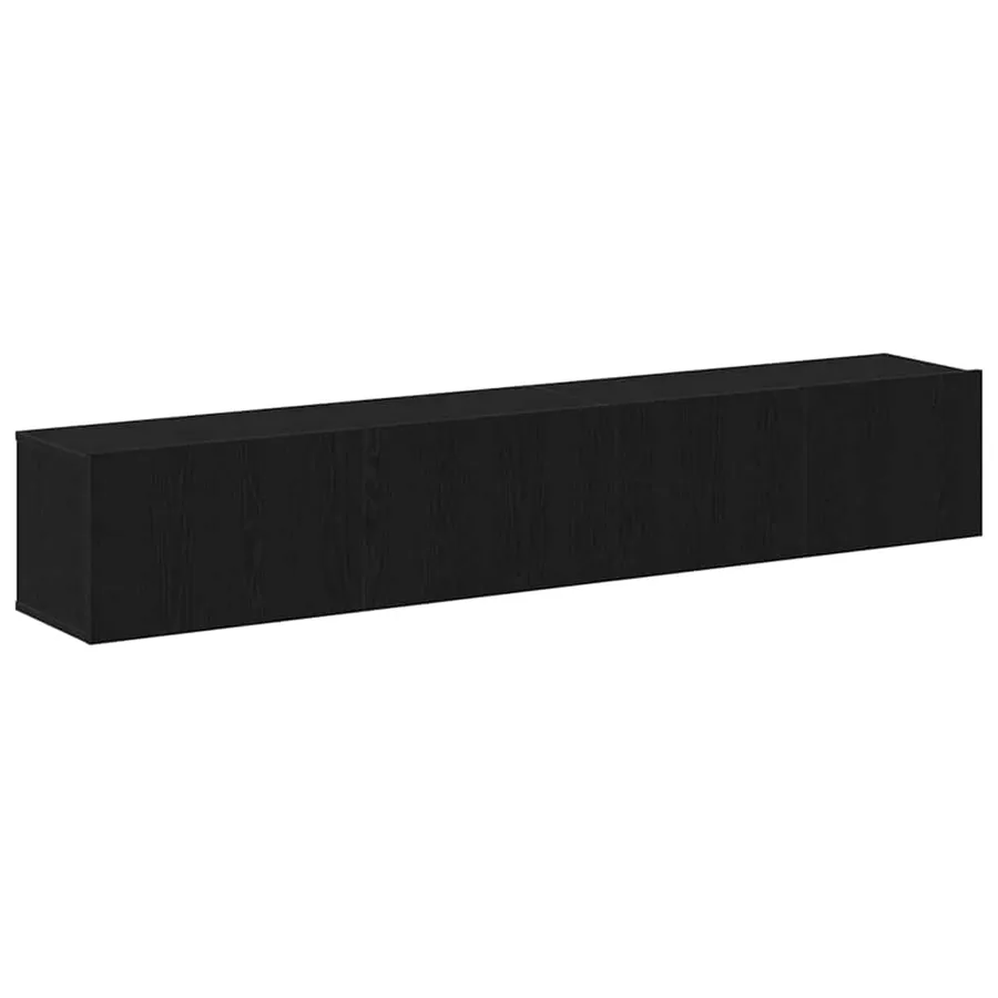 Ensemble meuble TV 2 pcs Chêne noir Bois d'ingénierie - 2