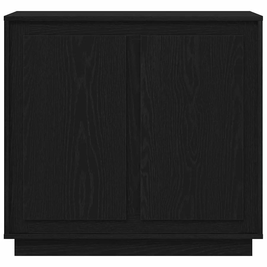Buffet Chêne noir 80 x 40 x 75 cm Bois d'ingénierie - 6