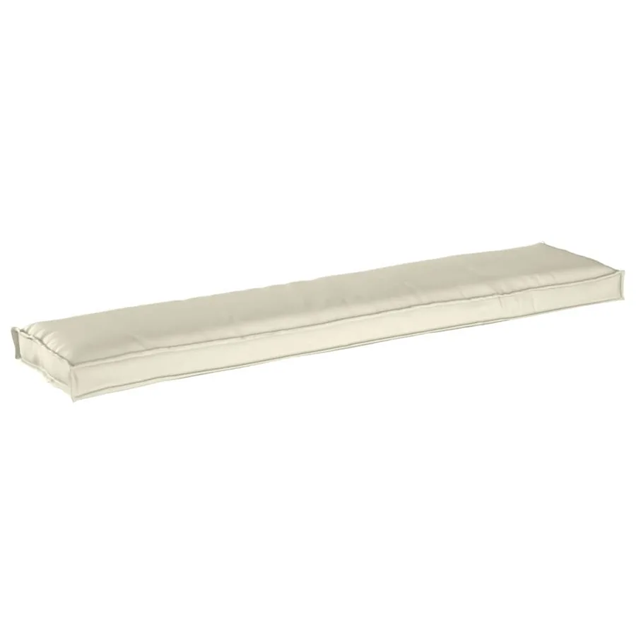 Set de coussins de palette 2 pcs Crème 180 x 40 x 8 cm - 6