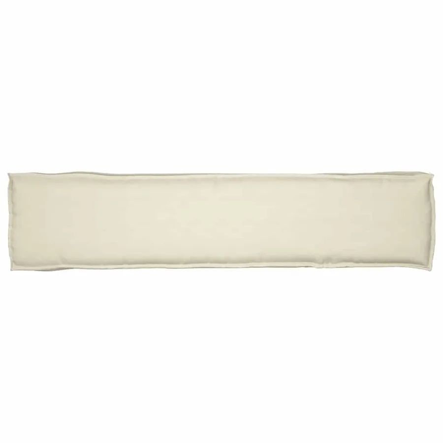 Set de coussins de palette 2 pcs Crème 180 x 40 x 8 cm - 9