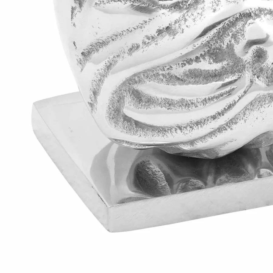 Serre-livres 2 pcs Argenté 8 x 12 x 16,5 cm Aluminium - 7