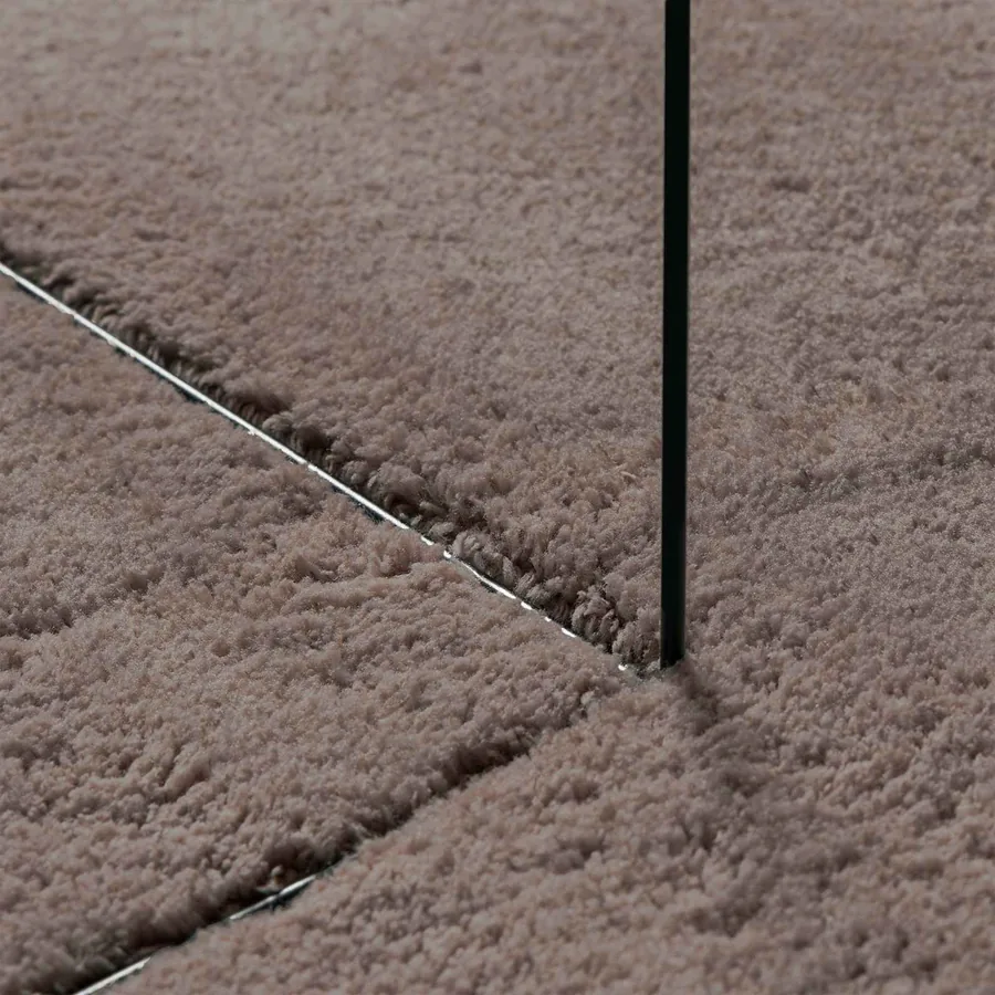 Tapis de surface HUARTE Couleur sable 140 x 200 cm Polyester - 8