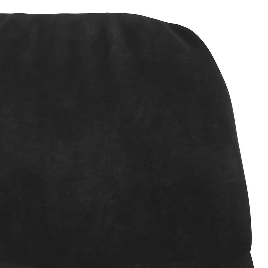 Fauteuil relaxant velours noir - 6