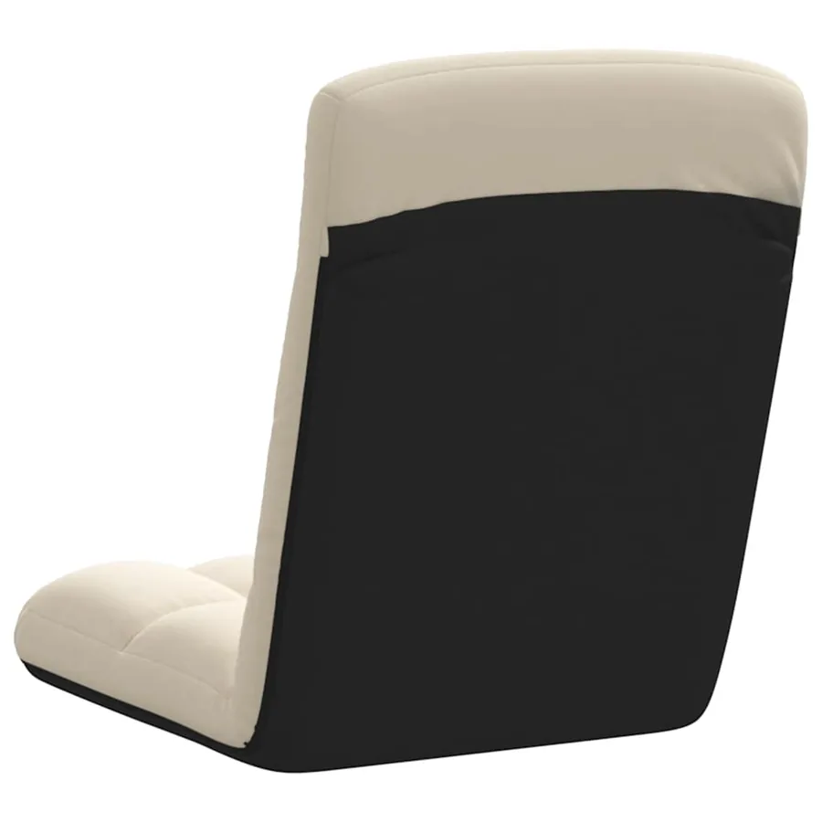 Chaise de sol pliante en lin 71 x 51 x 62 cm - 6