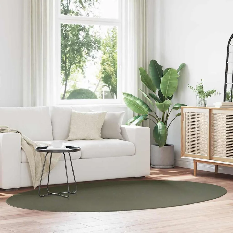 Tapis de surface HUARTE Vert forêt 160 x 230 cm 100% Polyester