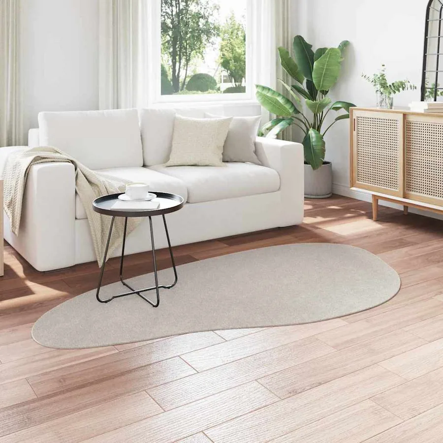 Tapis de surface HUARTE Couleur sable 100 x 200 cm Polyester - 3