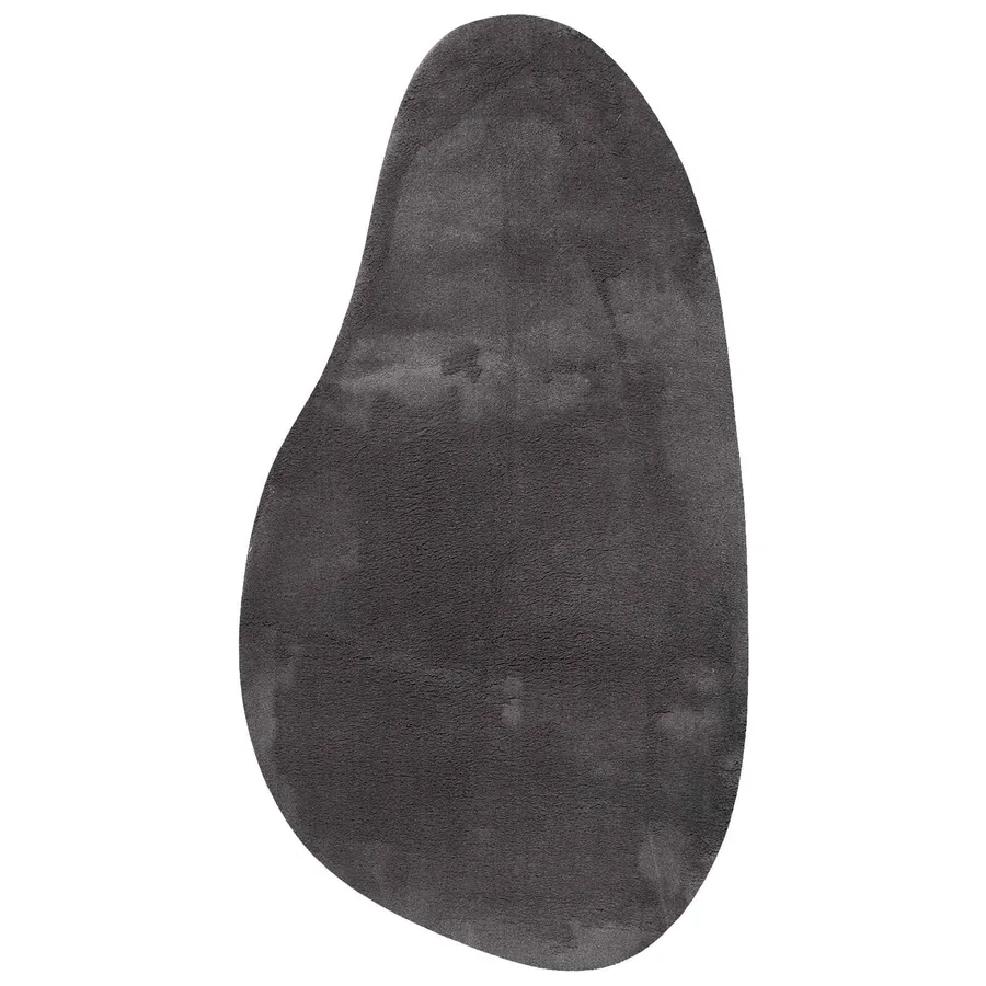 Tapis de surface HUARTE Anthracite 100 x 200 cm Polyester - 2