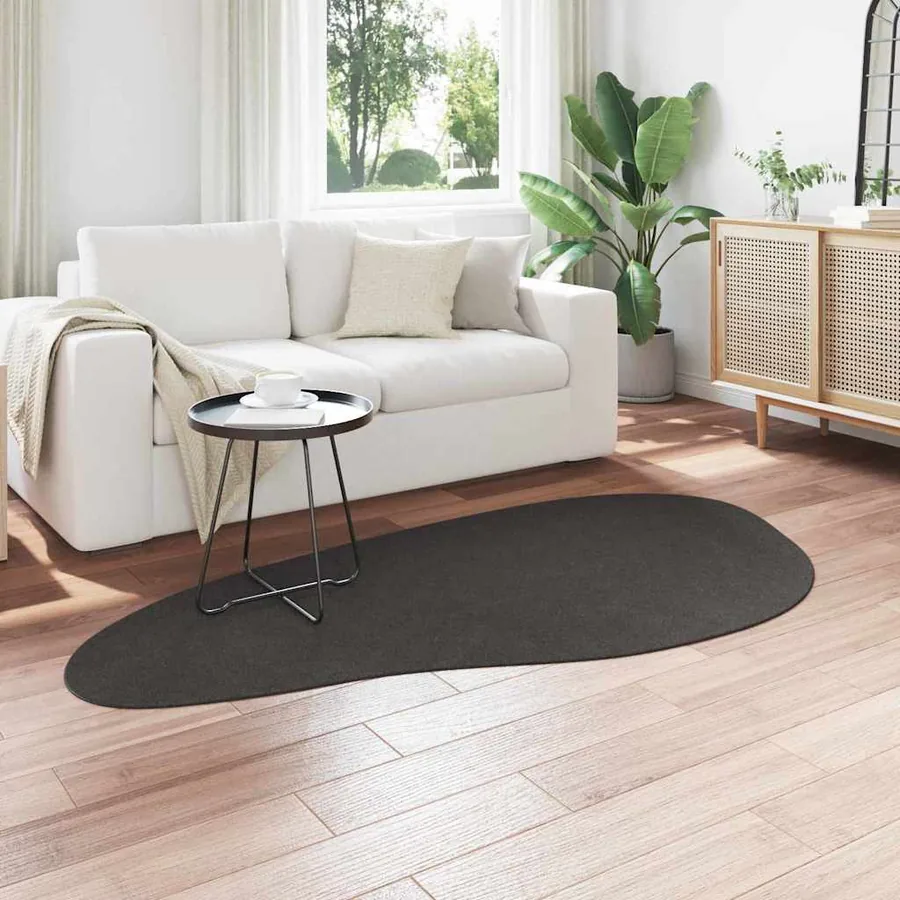 Tapis de surface HUARTE Anthracite 100 x 200 cm Polyester - 3