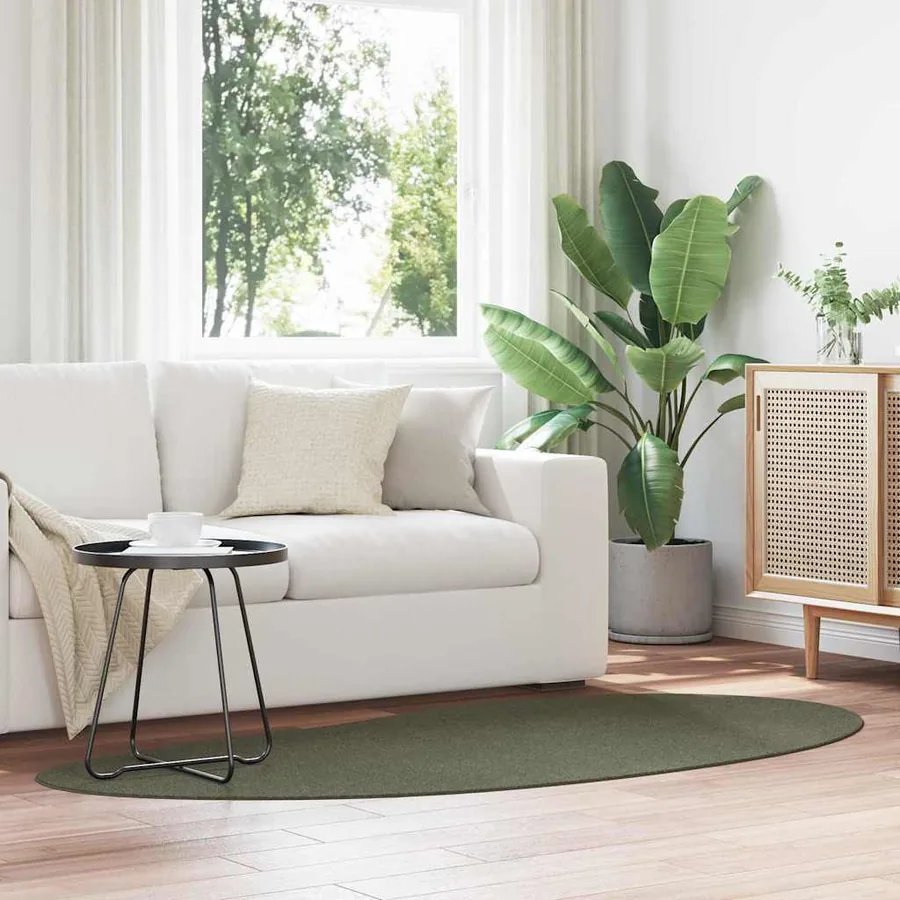 Tapis de surface HUARTE Vert forêt 100 x 200 cm Polyester