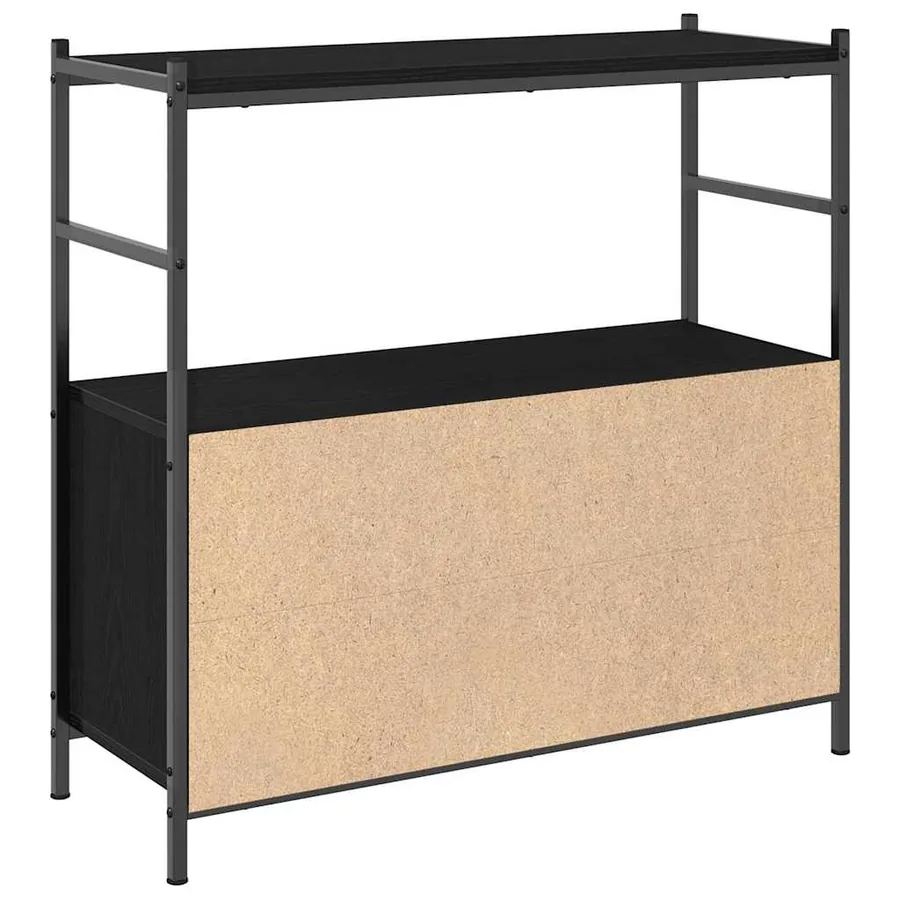 Étagère Chêne noir 80 x 30 x 78.5 cm Bois d'ingénierie - 5