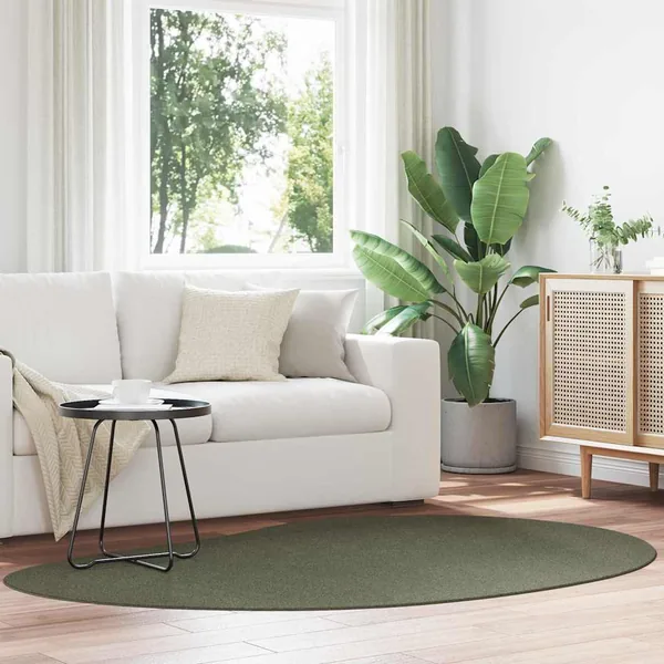 Tapis de surface HUARTE Vert forêt 140 x 200 cm Polyester