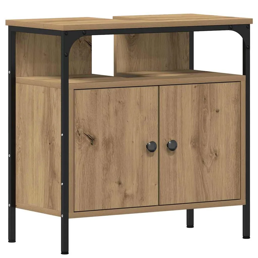 Ensemble de mobilier de salle de bain 2 pc Marron - 6