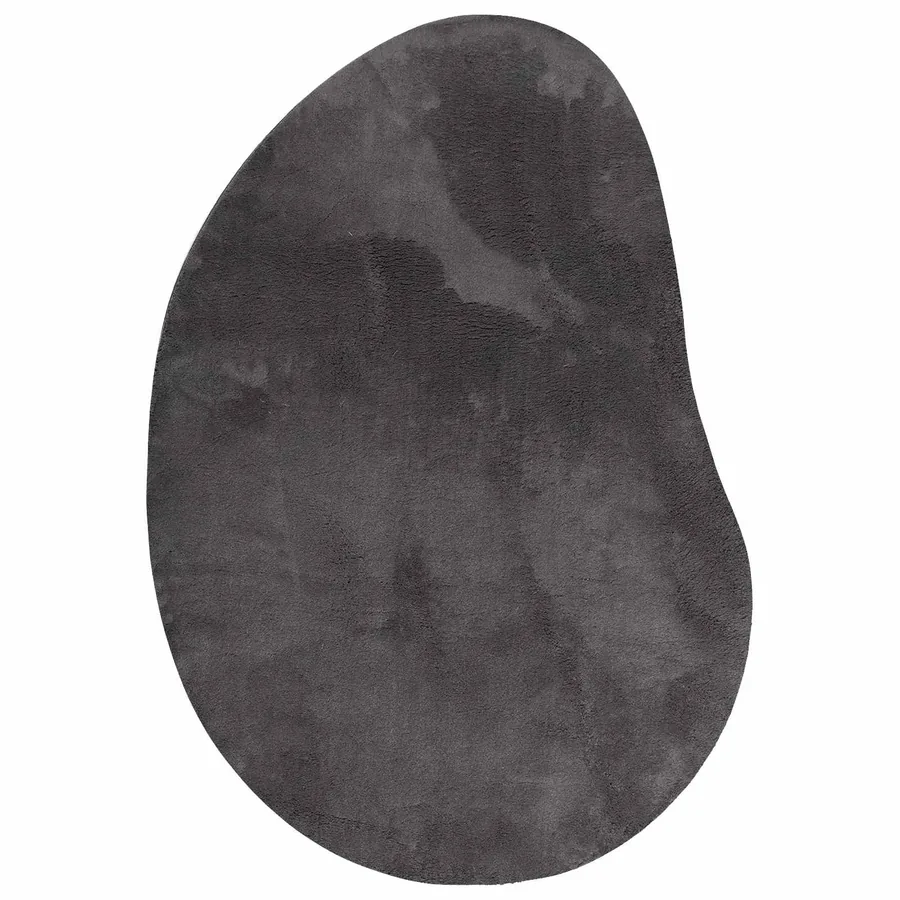 Tapis de surface HUARTE Anthracite 140 x 200 cm Polyester - 2