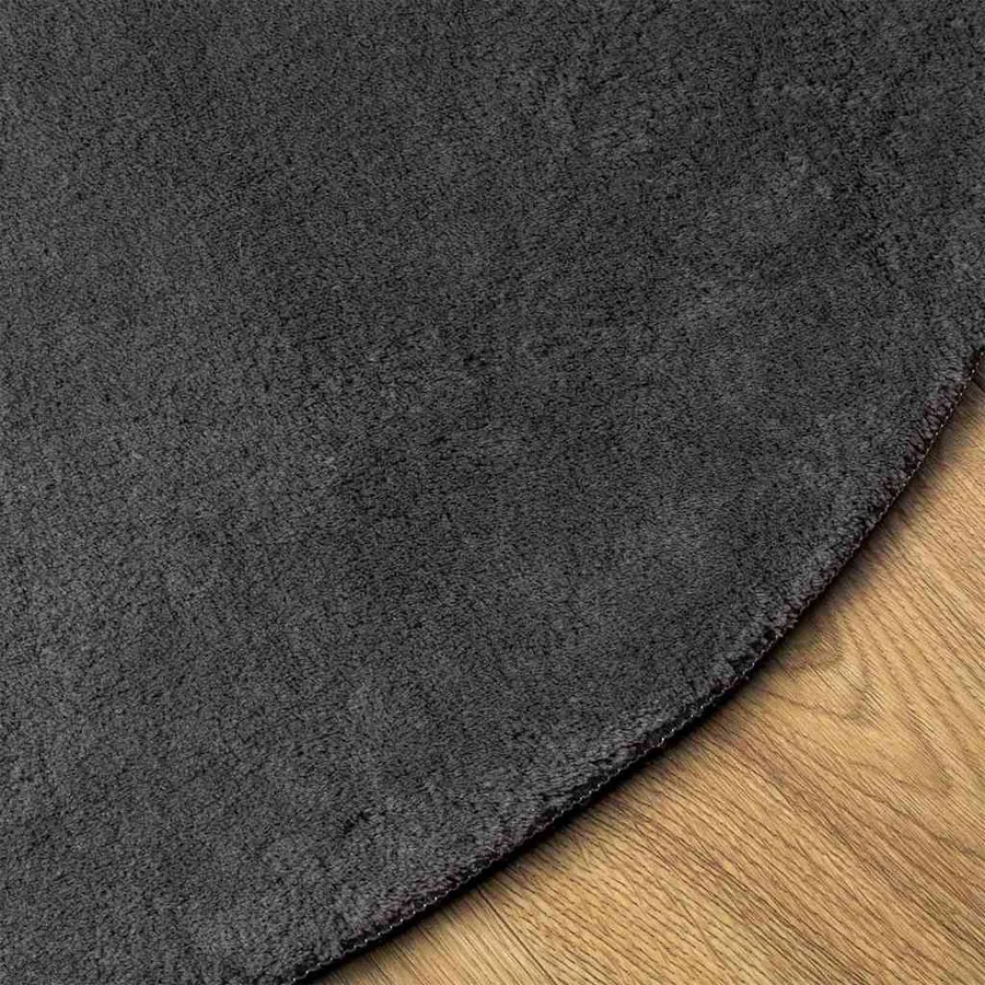 Tapis de surface HUARTE Anthracite 140 x 200 cm Polyester - 4