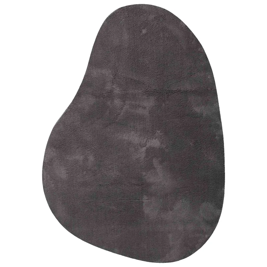 Tapis de surface HUARTE Anthracite 140 x 200 cm Polyester - 2