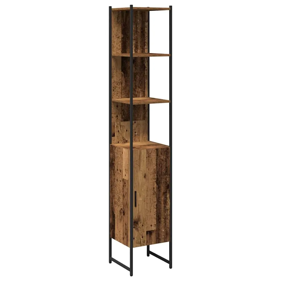 Ensemble de mobilier de salle de bain 3 pcs Bois Ancien - 7