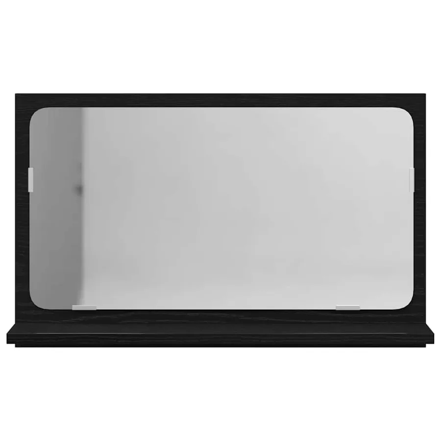 Étagère Miroir Chêne noir 60 x 10,5 x 37 cm Bois d'ingénierie - 6