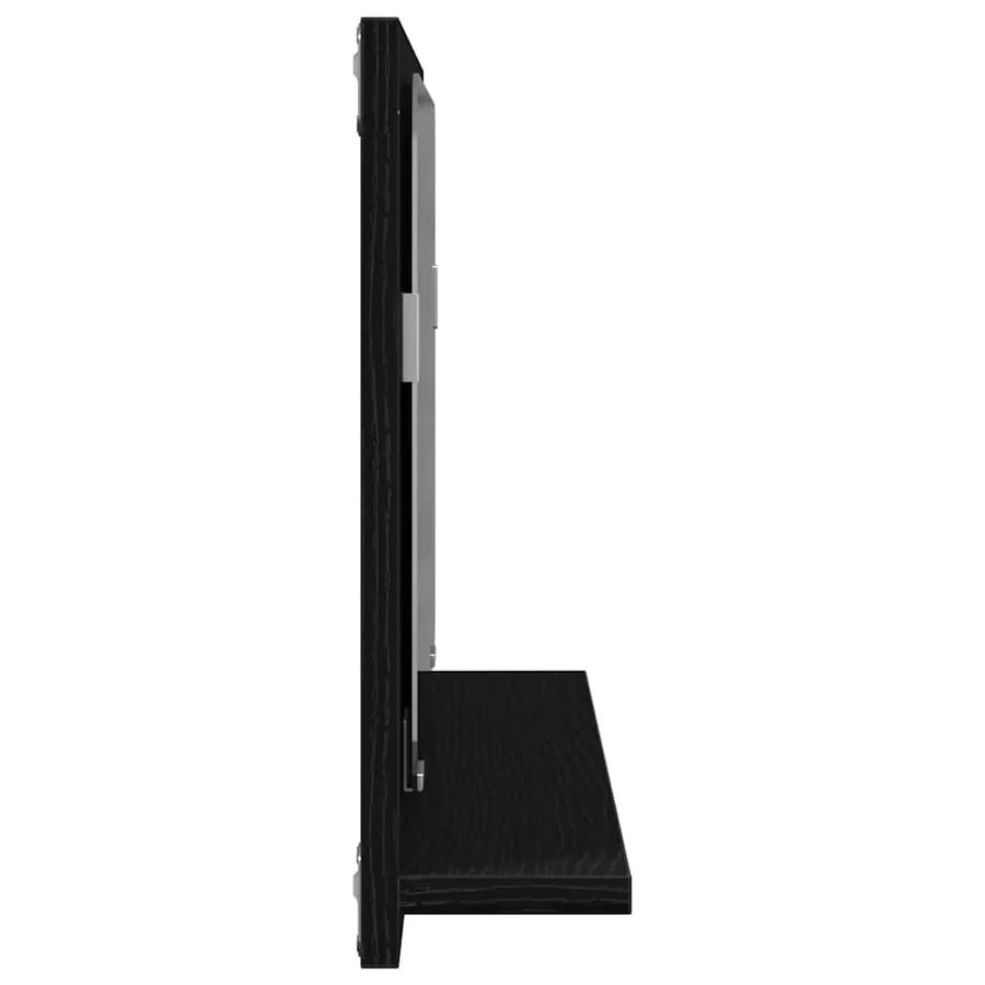 Étagère Miroir Chêne noir 60 x 10,5 x 37 cm Bois d'ingénierie - 7