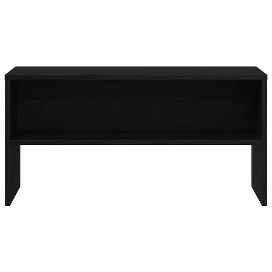 Meuble TV chêne noir 80x40x40 cm bois d'ingénierie - 5