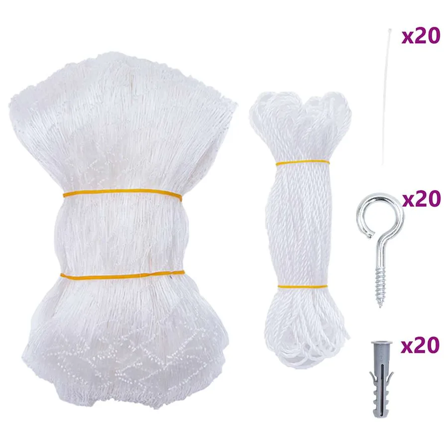 Filet pour chat transparent en nylon 3x2 m - 2