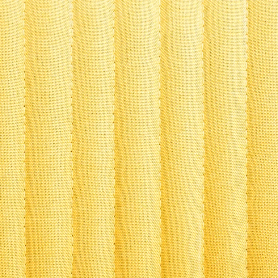 Chaises à manger lot de 4 jaune tissu - 7