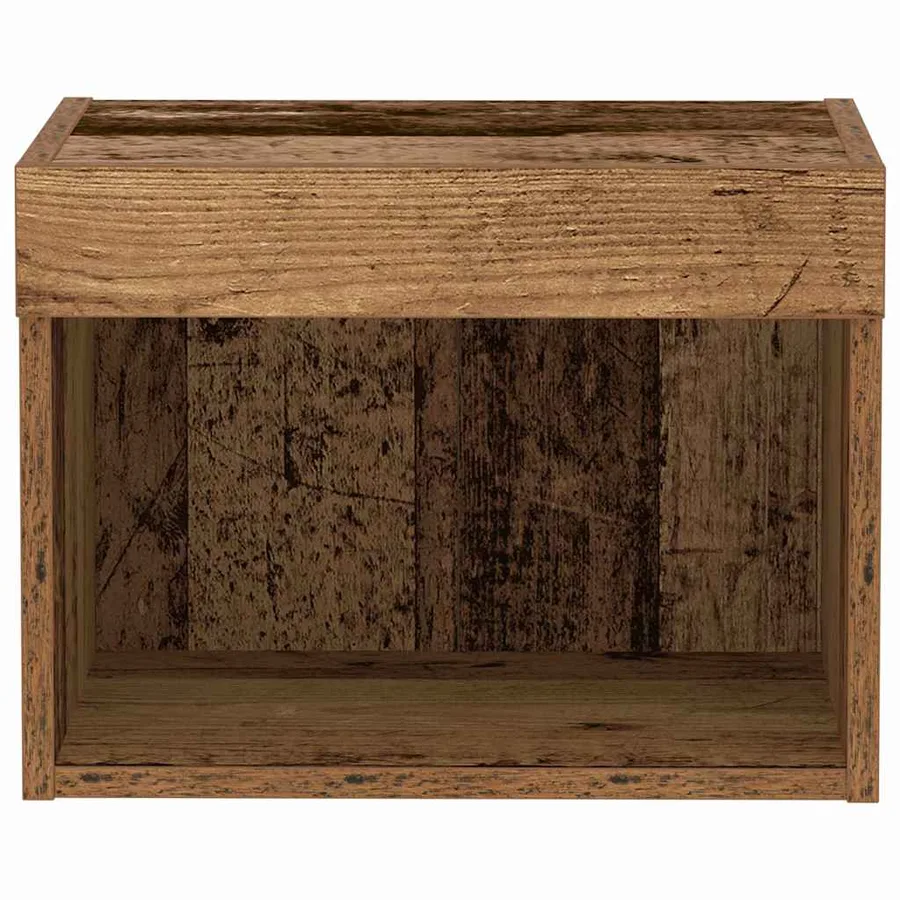 Ensemble meuble TV avec LED Bois ancien 40 x 30 x 30 cm - 6