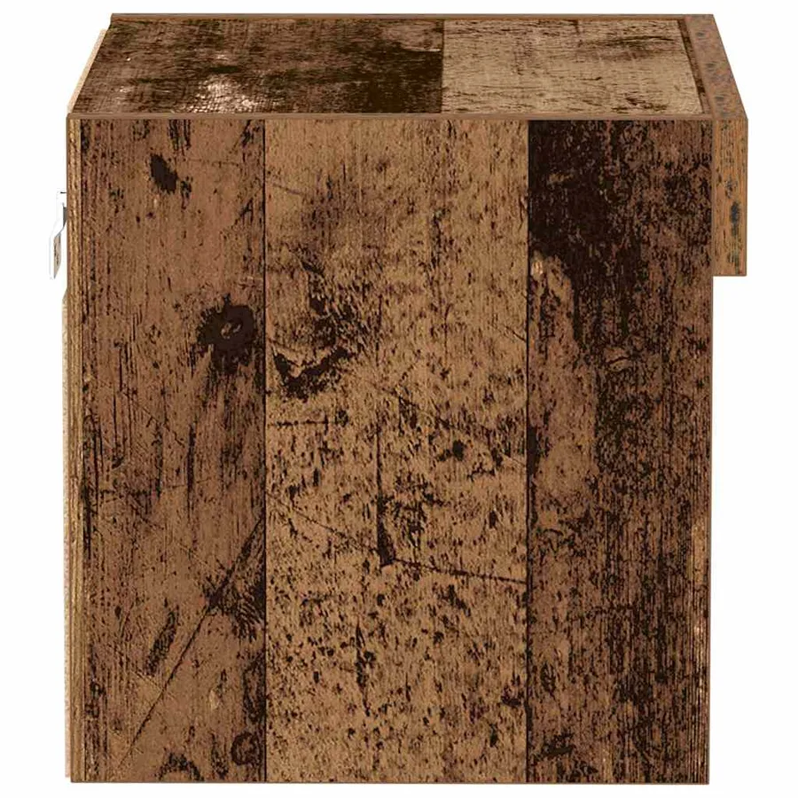 Ensemble meuble TV avec LED Bois ancien 40 x 30 x 30 cm - 7