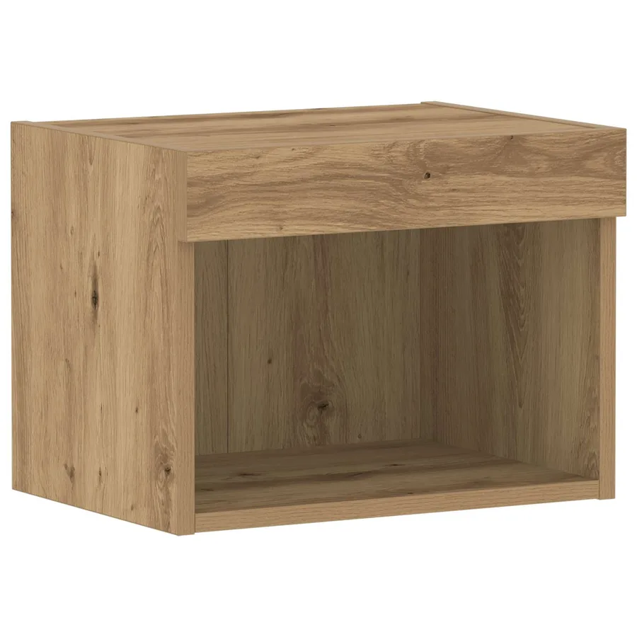 Ensemble meuble TV 40 x 30 x 30 cm Chêne artisanal - 2