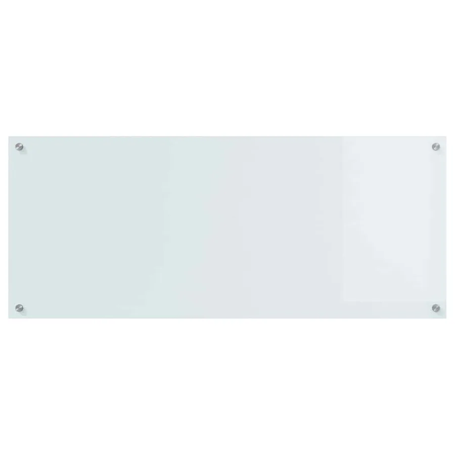 Crédence de cuisine Blanc 120 x 50 cm verre trempé - 4