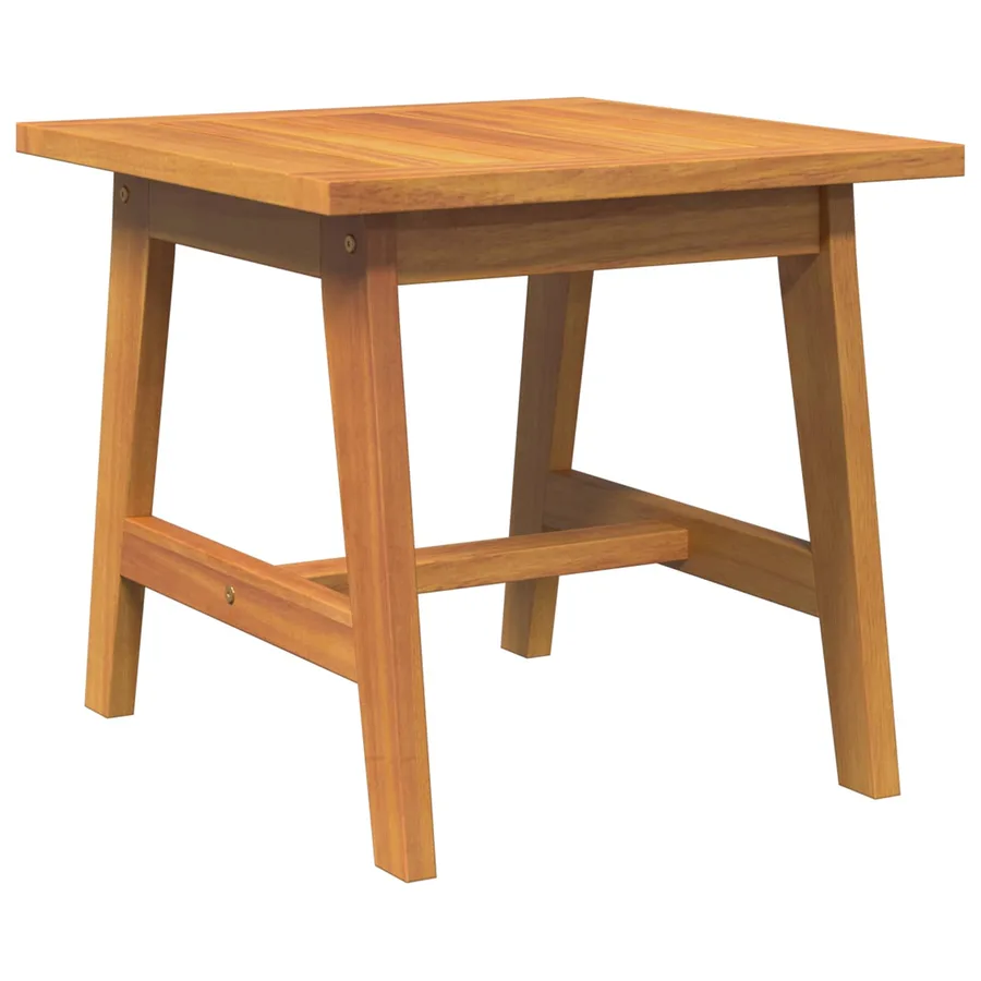 Ensemble bistrot avec coussin 5 pcs Marron Bois d'Acacia Massif - 4