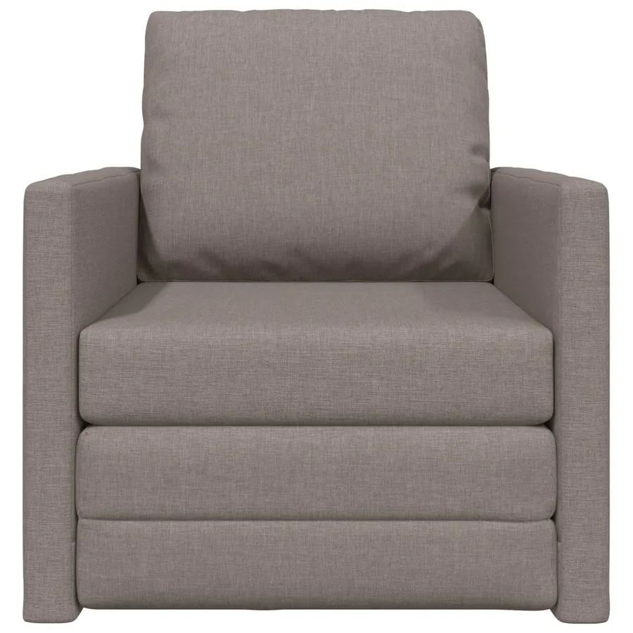 Canapé-Lit Taupe 74 x 77 x 81 cm tissu - 5