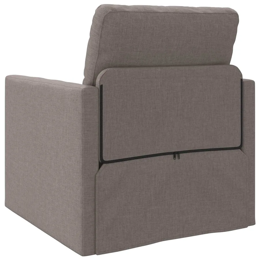 Canapé-Lit Taupe 74 x 77 x 81 cm tissu - 7