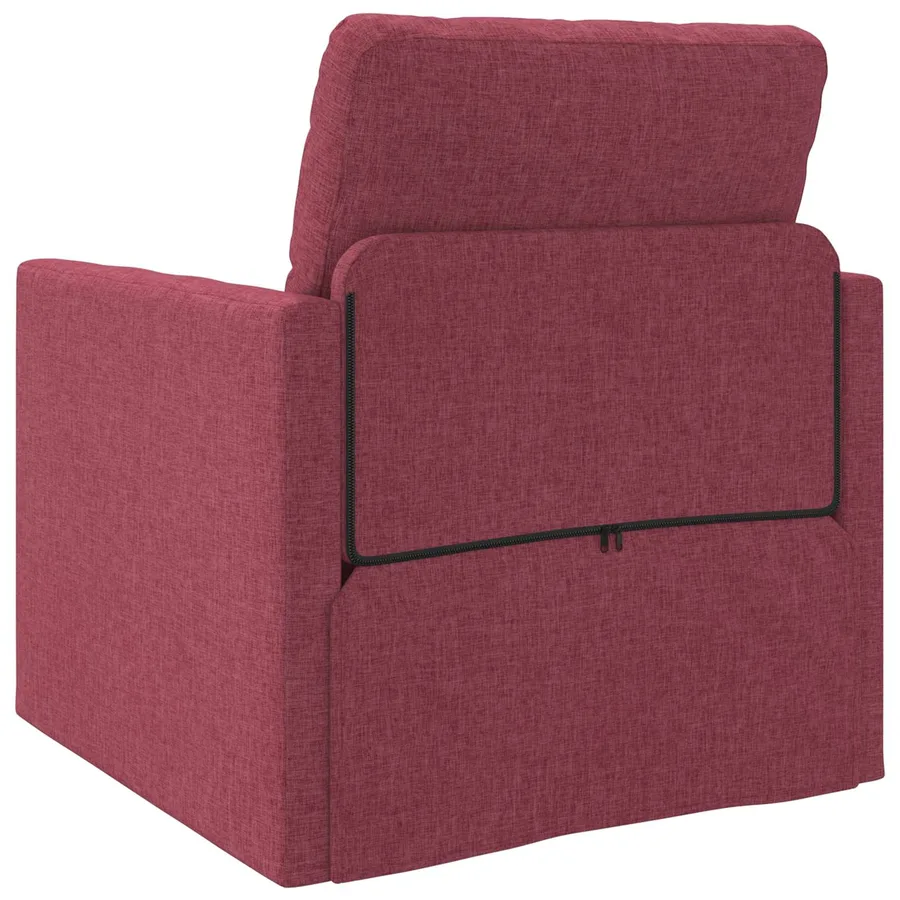 Canapé-Lit Bordeaux 74 x 77 x 81 cm tissu - 7