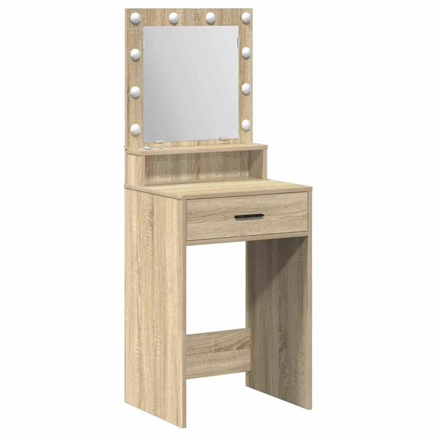 Table de Toilette avec tiroir Chêne Sonoma 50 x 41 x 135 cm - 2