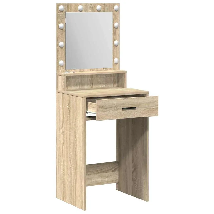 Table de Toilette avec tiroir Chêne Sonoma 50 x 41 x 135 cm - 4