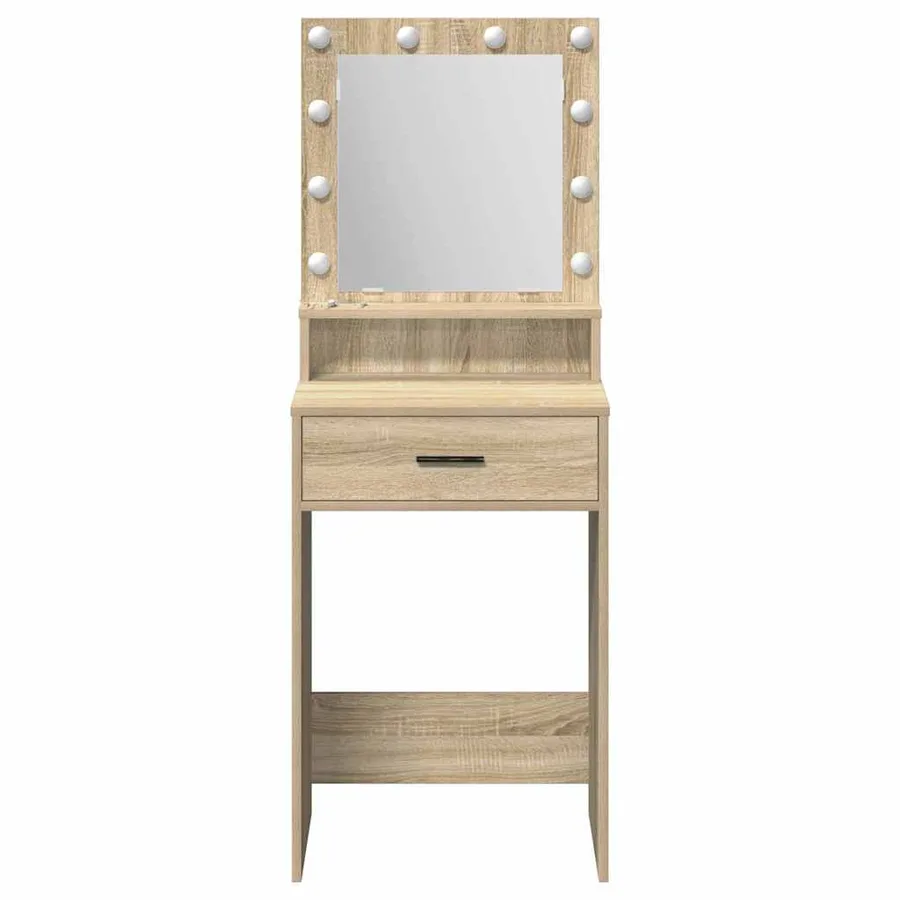 Table de Toilette avec tiroir Chêne Sonoma 50 x 41 x 135 cm - 5