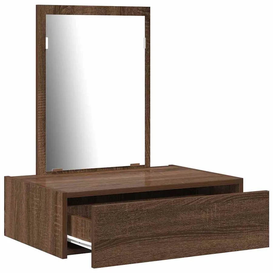 Table de Toilette Marron 60 x 40 x 70 cm Bois d'ingénierie - 5