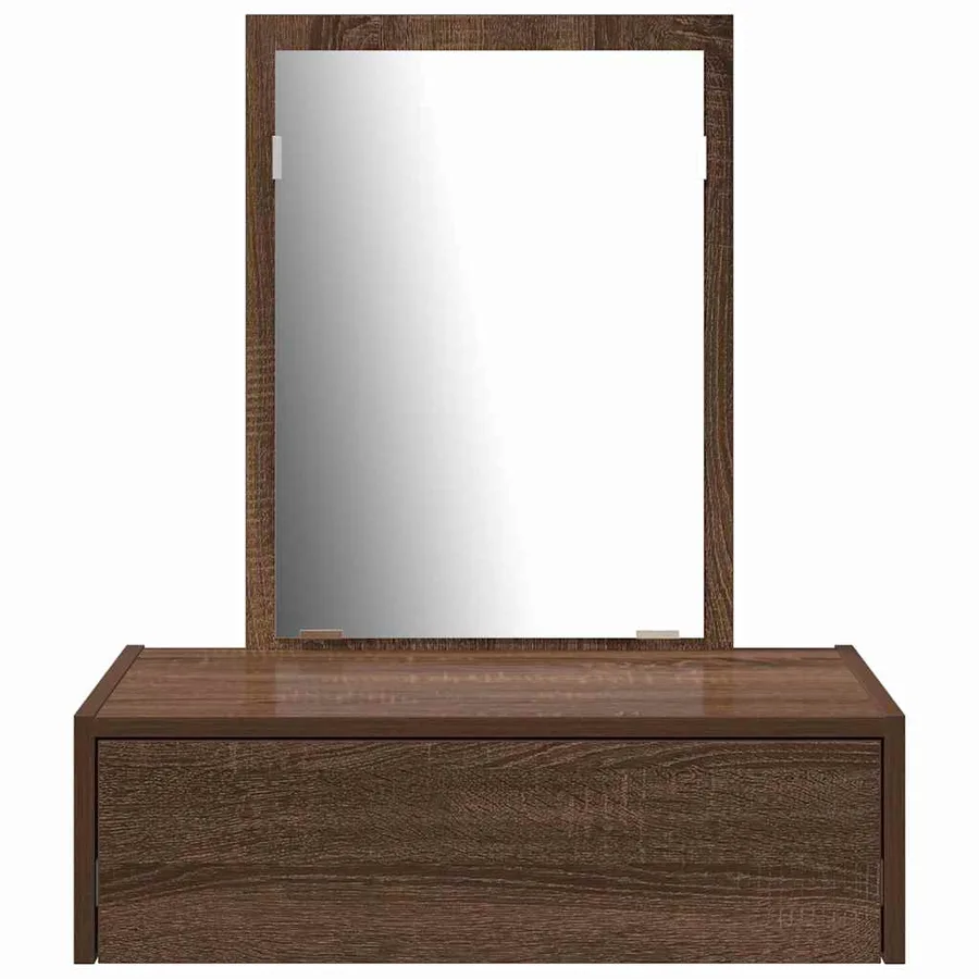 Table de Toilette Marron 60 x 40 x 70 cm Bois d'ingénierie - 6