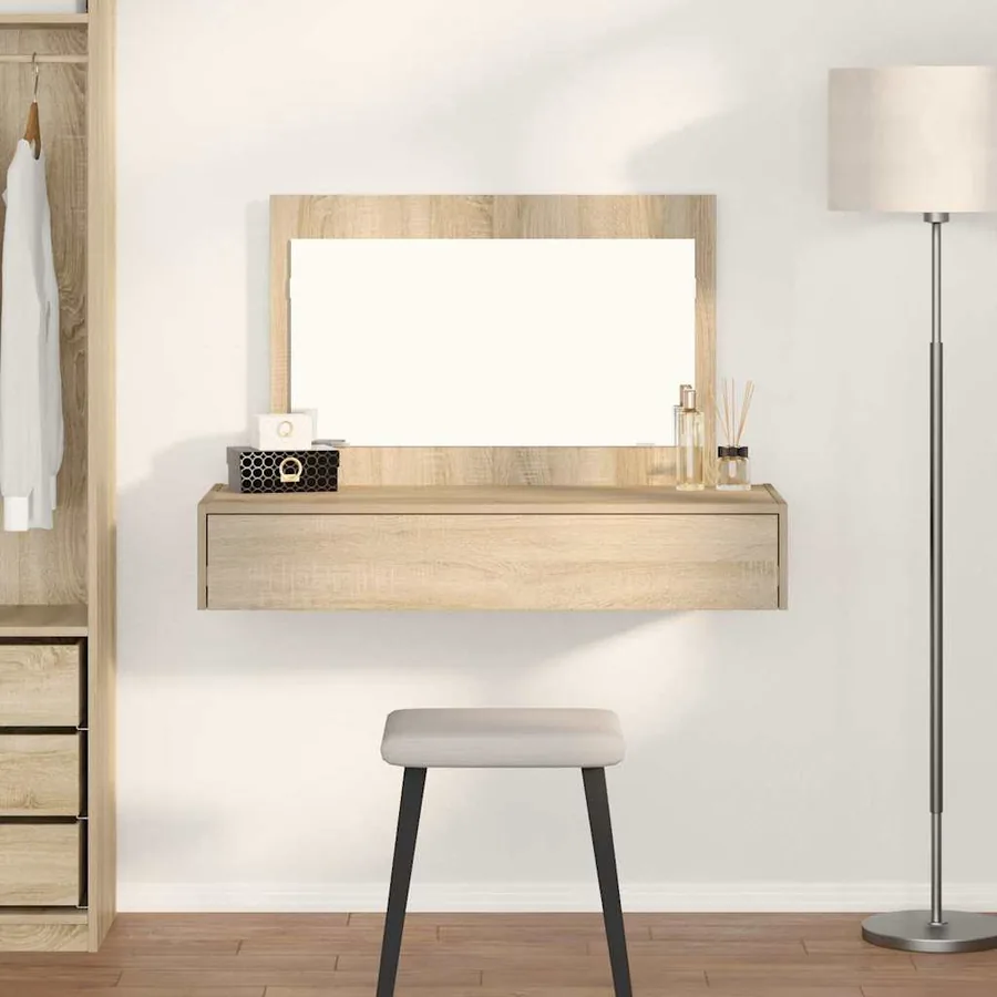 Table de Toilette Marron 100 x 40 x 70 cm Bois d'ingénierie